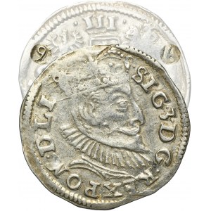 Sigismund III Vasa, 3 Groschen Posen 1596 - RARE