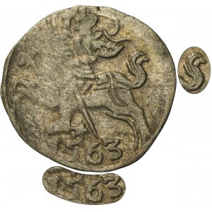 Sigismund II August, Denarius Vilnius 1563 - RARE