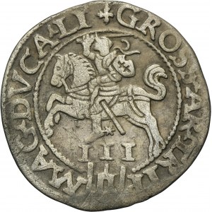 Sigismund II August, 3 Groschen Vilnius 1562 - LI/LI