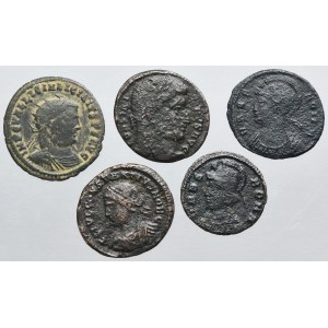 Lot, Roman Imperial, Follis (5 pcs.)
