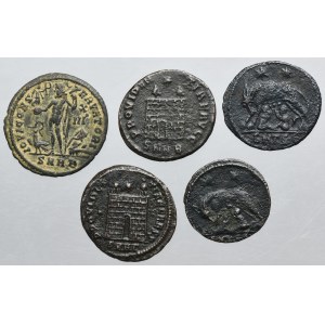 Lot, Roman Imperial, Follis (5 pcs.)