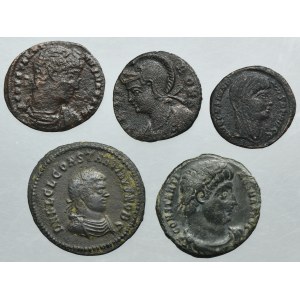 Lot, Roman Imperial, Follis (5 pcs.)