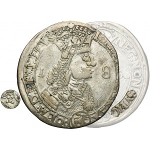 John II Casimir, 1/4 Thaler Lviv 1656 - RARE, SVHC error