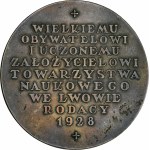 Medal Oswald Balzer 1927 - RARE, SILVER