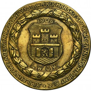 Medal Cooking Exhibition in Lviv 1908 - RARE