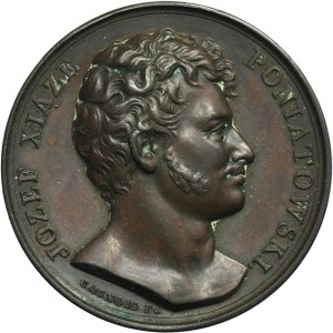 Medal to commemorate the death of Prince Józef Poniatowski 1813 - RARE