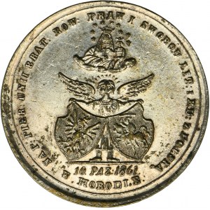 Medal Manifestation of the Unity of the Polish-Lithuanian Commonwealth in Horodle 1861