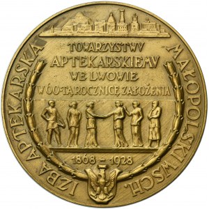 Medal 60th anniversary of the foundation of the Pharmaceutical Society in Lviv 1928