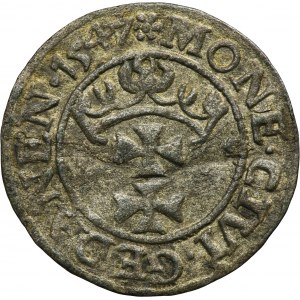 Sigismund I the Old, Schilling Danzig 1547