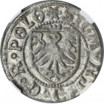 Sigismund I the Old, Schilling Danzig 1525 - RARE - NGC MS63