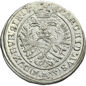 Silesia, Habsburg rule, Leopold I, 3 Kreuzer Breslau 1695 MMW