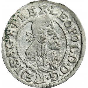 Hungary, Leopold I, 3 Kreuzer Kremnitz 1682 KB