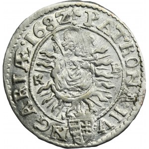 Hungary, Leopold I, 3 Kreuzer Kremnitz 1682 KB