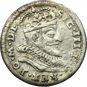 Sigismund III Vasa, 3 Groschen Vilnius 1590 - RARE