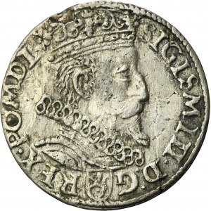 Sigismund III Vasa, 3 Groschen Krakau 1601 - right head