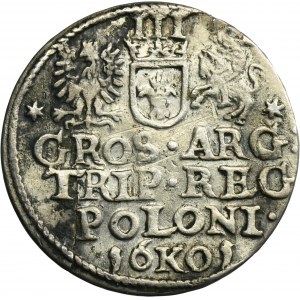 Sigismund III Vasa, 3 Groschen Krakau 1601 - right head