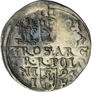 Sigismund III Vasa, 3 Groschen Olkusz 1595