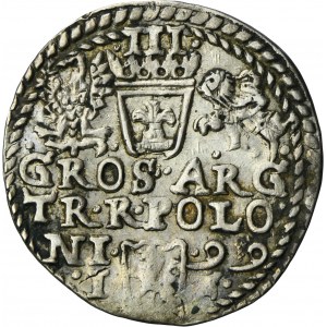 Sigismund III Vasa, 3 Groschen Olkusz 1599