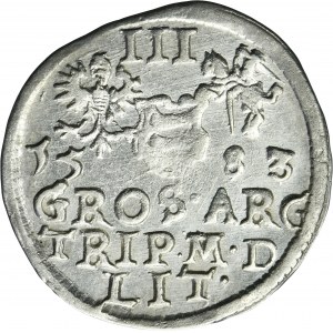 Stephen Bathory, 3 Groschen Vilnius 1583