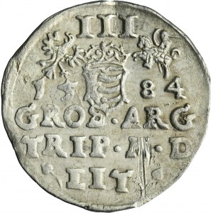 Stephen Bathory, 3 Groschen Vilnius 1584