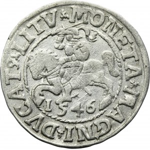 Sigismund II August, 1/2 Groschen Vilnius 1546 - LI/LITV