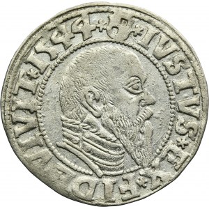 Duchy of Prussia, Albrecht Hohenzollern, Groschen Königsberg 1544 - PRVSS