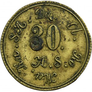 Dąbrowa, Token 30 kopeck 1861