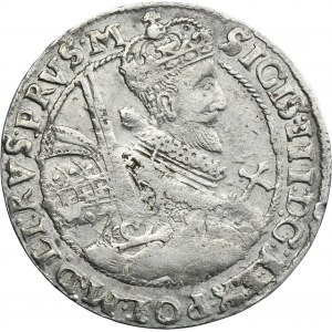 Sigismund III Vasa, 1/4 Thaler Bromberg 1621 - PRVS M