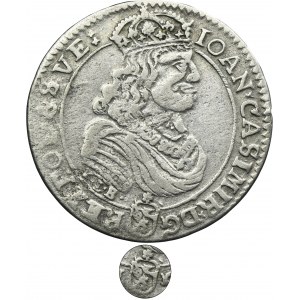 John II Casimir, 1/4 Thaler Bromberg 1668 TLB - RARE
