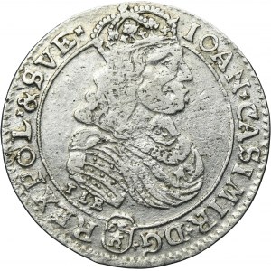 John II Casimir, 1/4 Thaler Bromberg 1668 TLB