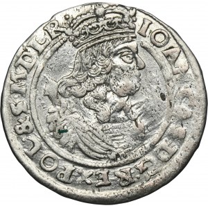John II Casimir, 6 Groschen Bromberg 1666 AT