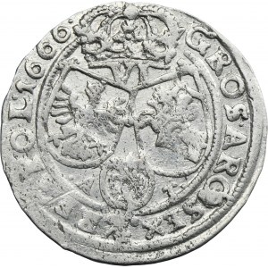 John II Casimir, 6 Groschen Bromberg 1666 AT