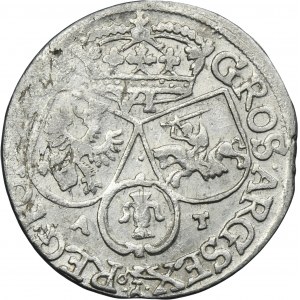 John II Casimir, 6 Groschen Krakau 1662 AT