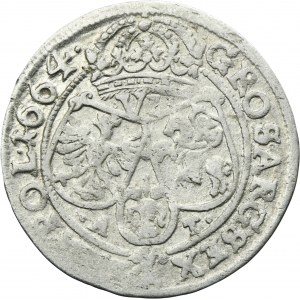 John II Casimir, 6 Groschen Bromberg 1664 AT