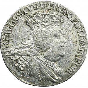 Augustus III of Poland, 6 Groschen Leipzig 1755 EC