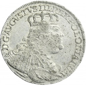 Augustus III of Poland, 1/4 Thaler Leipzig 1754 EC