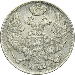 15 kopeck = 1 zloty Warsaw 1837 MW