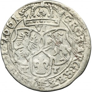 John II Casimir, 6 Groschen Bromberg 1661 TT