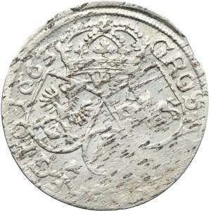 John II Casimir, 6 Groschen Krakau 1663 AT - RARE, without borders