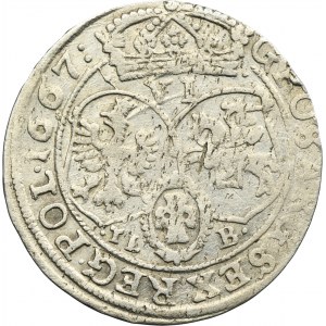 John II Casimir, 6 Groschen Bromberg 1667 TLB