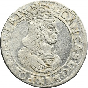 John II Casimir, 6 Groschen Bromberg 1662 TT - RARE