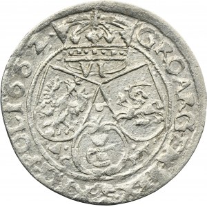 John II Casimir, 6 Groschen Lviv 1662 AC PT