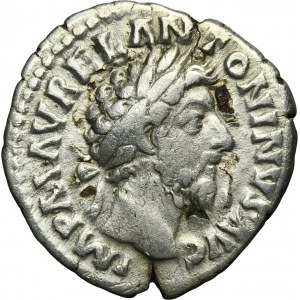 Roman Imperial, Marcus Aurelius, Denarius subaeratus