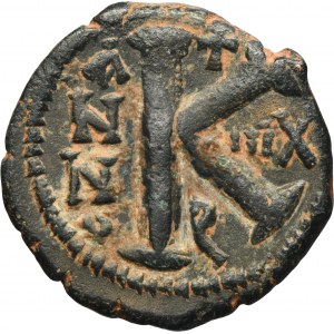 Byzantine Empire, Justinian II, 1/2 Follis