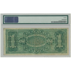 USA, Silver Certificate, 1 Dollar 1886 - Rosecrans & Huston - PMG 20