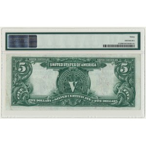 USA, Silver Certificate, 5 Dollars 1899 - Vernon & Treat - PMG 30