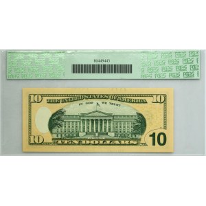 USA, Green Seal, 10 Dollars 2004 ★ - star note - G - PCGS 66 PPQ