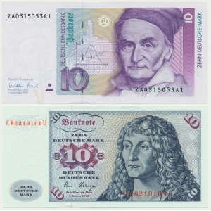 Germany, 10 Mark (1980-99) ( 2 pcs.)