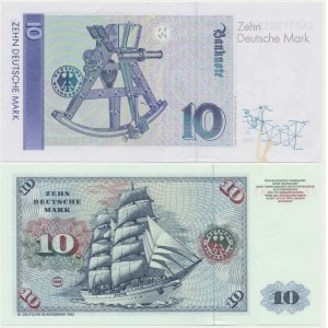 Germany, 10 Mark (1980-99) ( 2 pcs.)