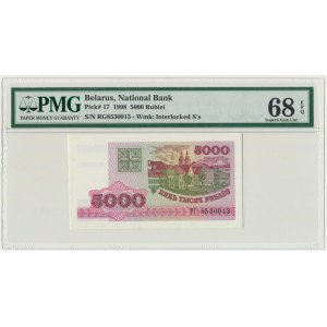 Belarus, 5.000 Rublei 1998 - PMG 68 EPQ